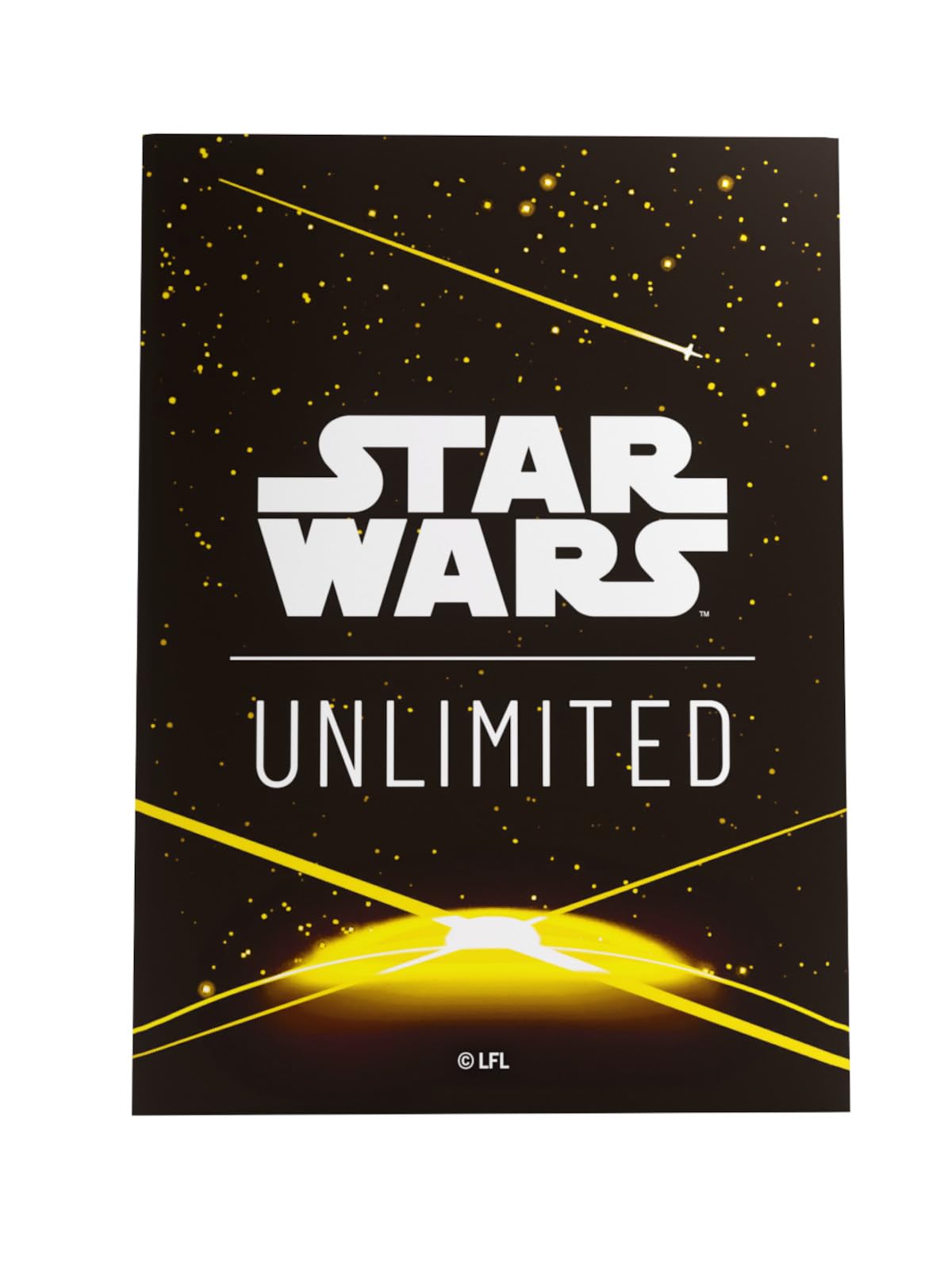 Gamegenic Star Wars: Unlimited Premium Art Sleeves - Card Back Yellow | 62 Count 1