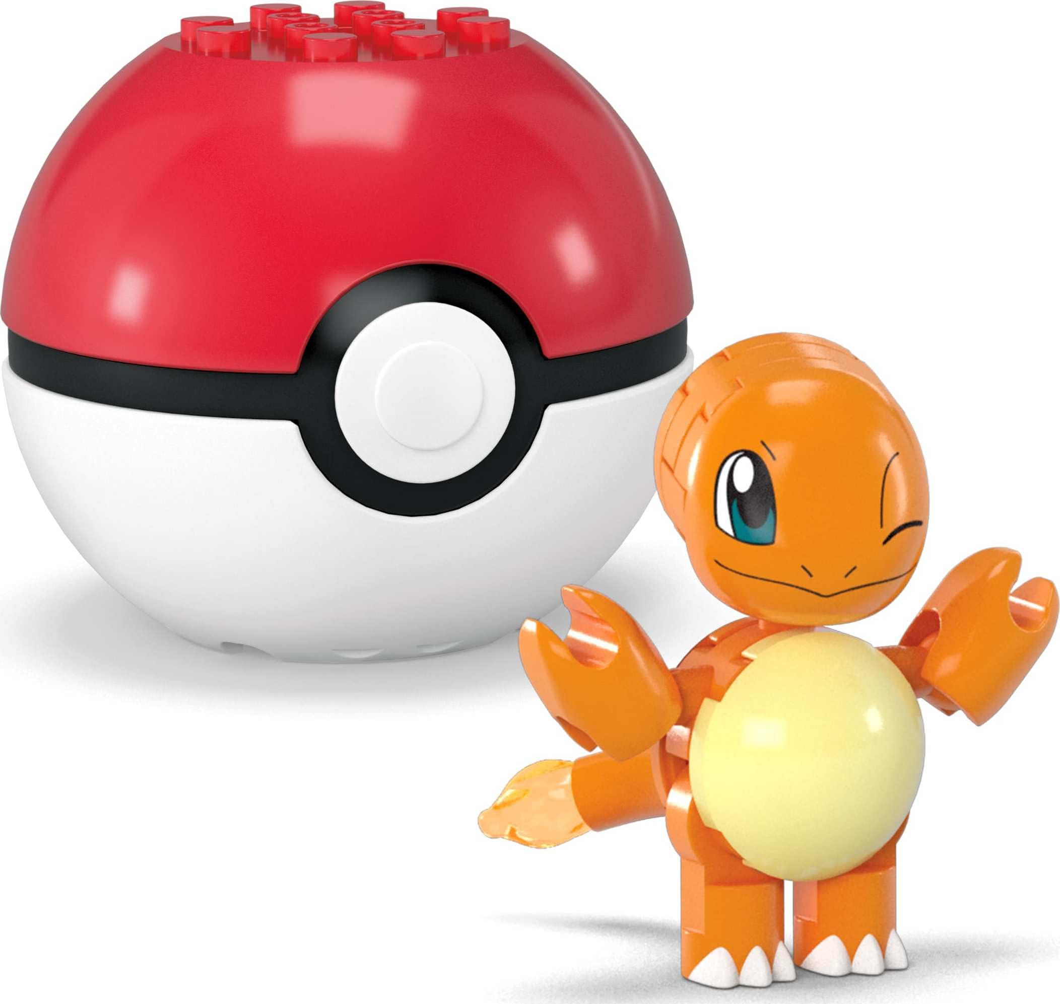 MEGA Pokémon Action Figure Building Set - Charmander & Eevee Poké Ball 2-Pack 2