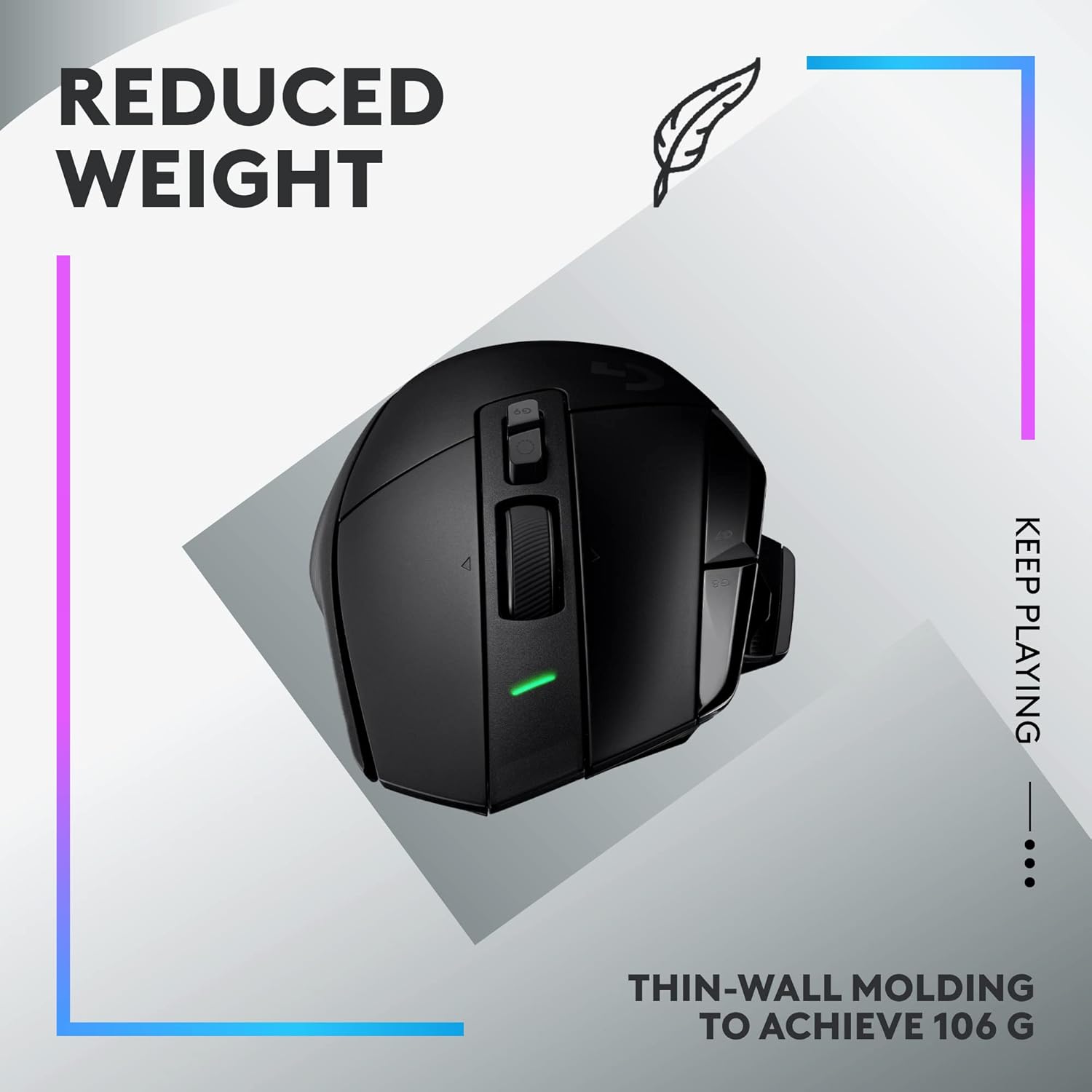 Logitech G502 X PLUS LIGHTSPEED Wireless RGB Gaming Mouse - Black