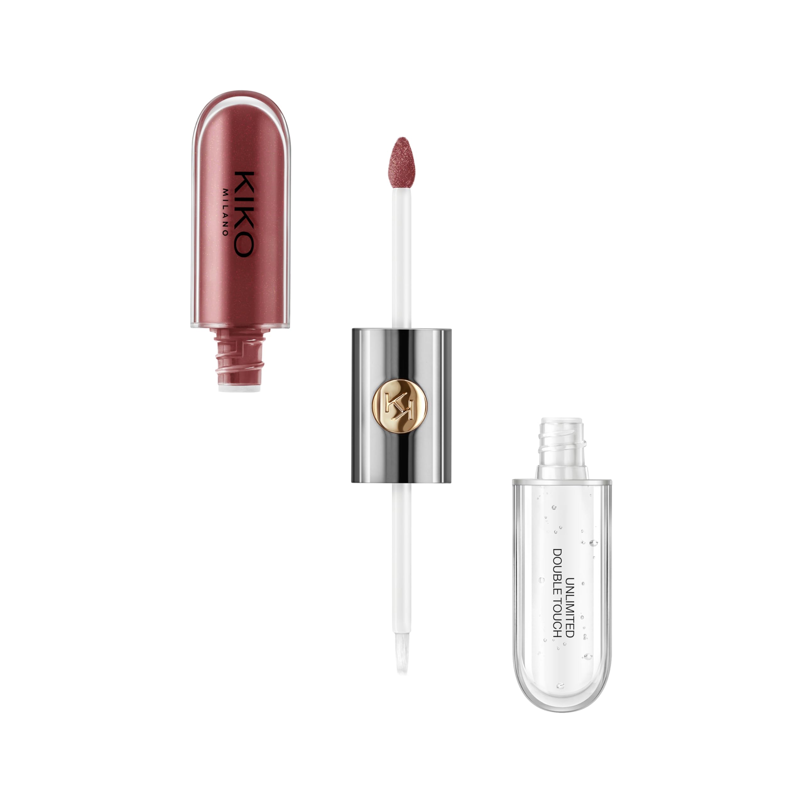 Kiko Milano Unlimited Double Touch Liquid Lipstick - 104 Sangria, 12-Hour Wear, Bright Finish