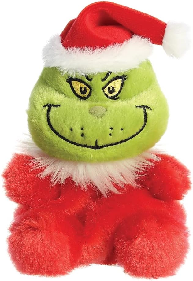 The Grinch Santa Palm Pal - Official Dr. Seuss Plush Toy for All Ages