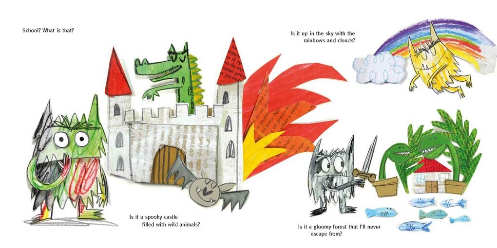 BONNIER The Colour Monster Goes to School - Tackling School Nerves | Paperback | 40 Pages