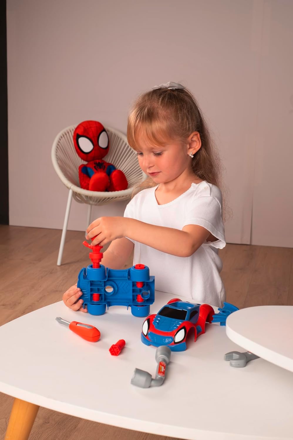 Smoby Spidey and His Amazing Friends Tool Box - Build Spidey's Crawler with Tools & Figure 2