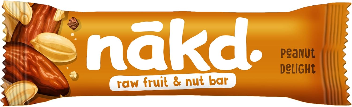 Nakd Peanut Delight Natural Fruit & Nut Bars - Vegan, Gluten-Free, No Added Sugar 2