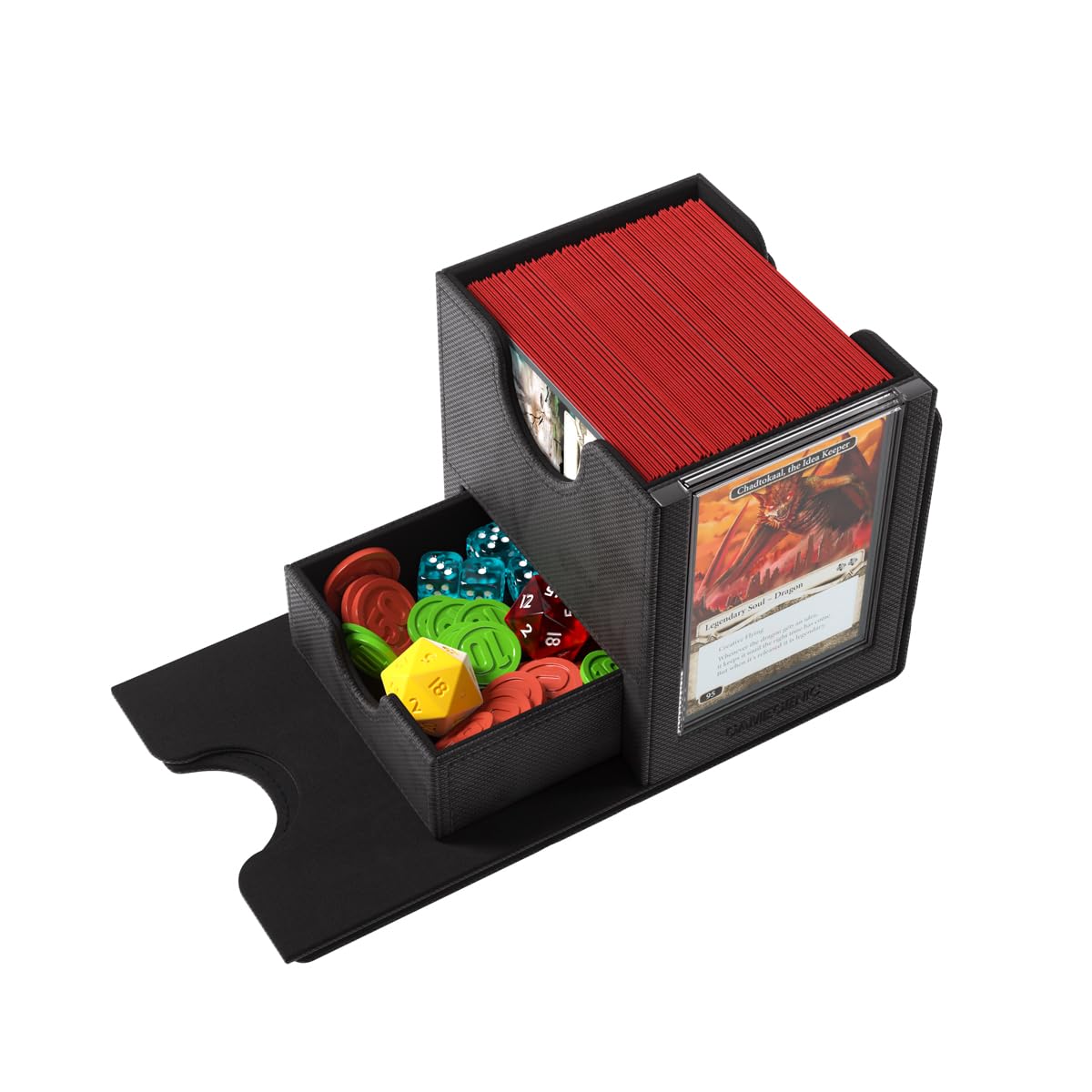 Gamegenic Sidekick PRO XL Deck Holder - Holds 100+ Double-Sleeved Cards | Magnetic Closure | Multi-coloured 6