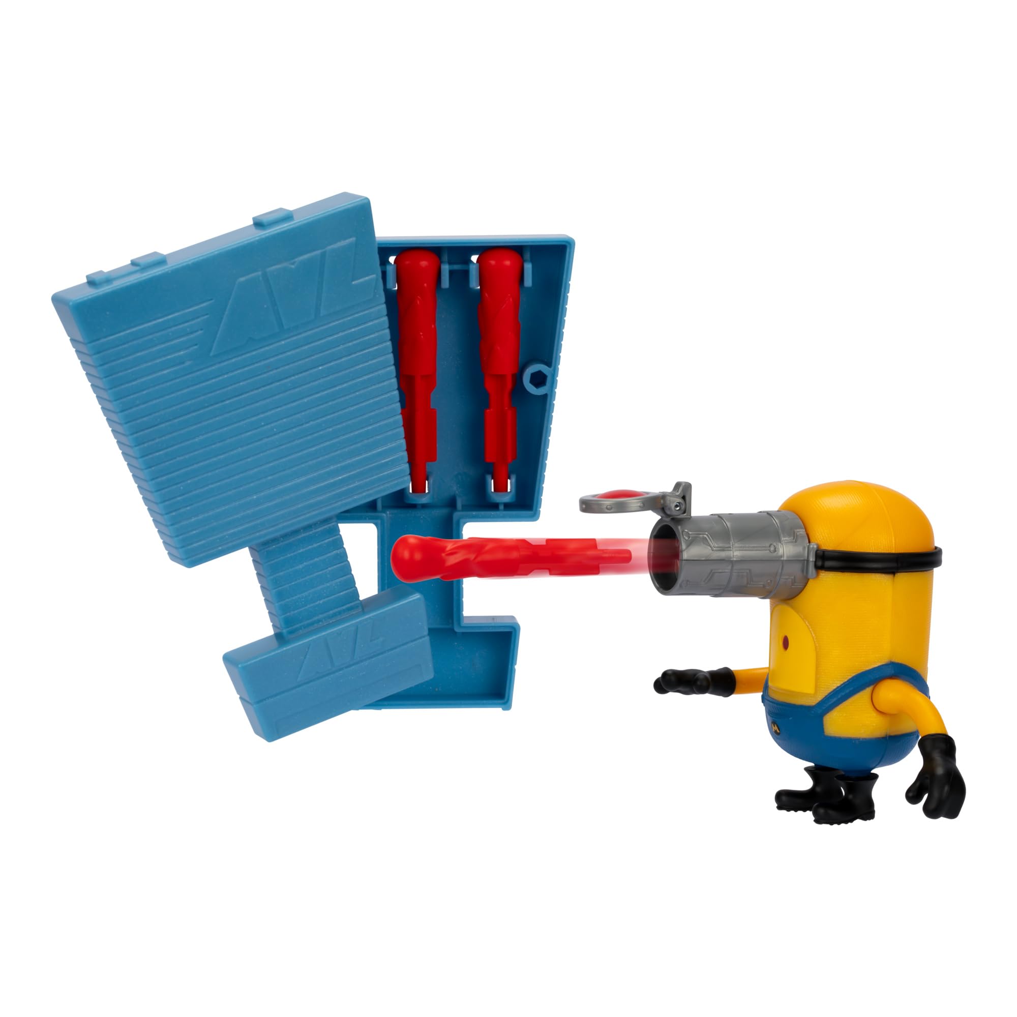 MINIONS Launch & Blast Mega Minion Mel Action Figure - Push-Activated Blaster Play Feature