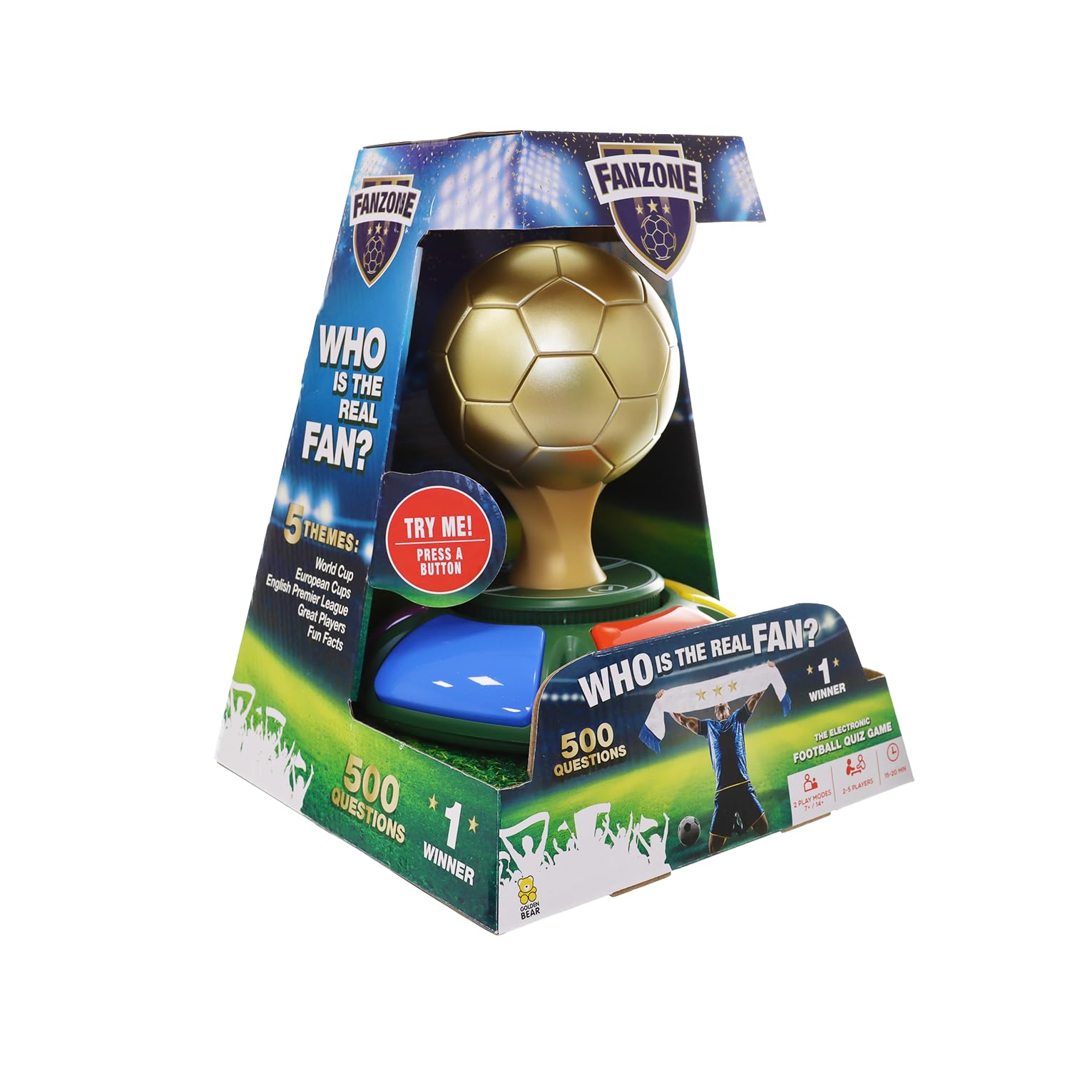 Fanzone Football Trivia Board Game with 500 Questions 2