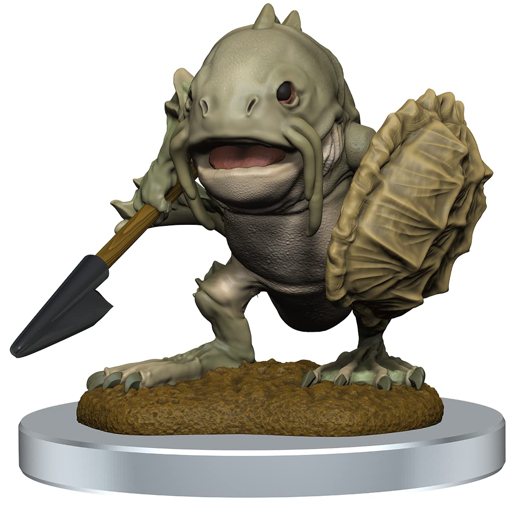 WizKids D&D Nolzurs Marvelous Miniatures: Locathah & Seal (Wave 20) | Plastic | Unpainted 2
