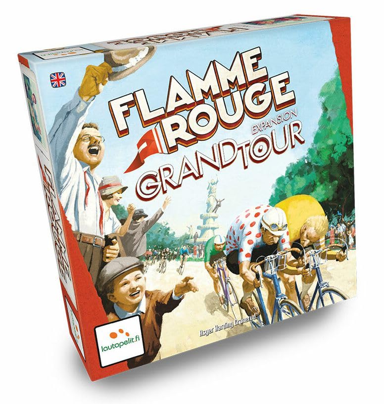 Lautapelit Flame Rouge: Grand Tour Expansion Board Game | 2-4 Players | Red 1