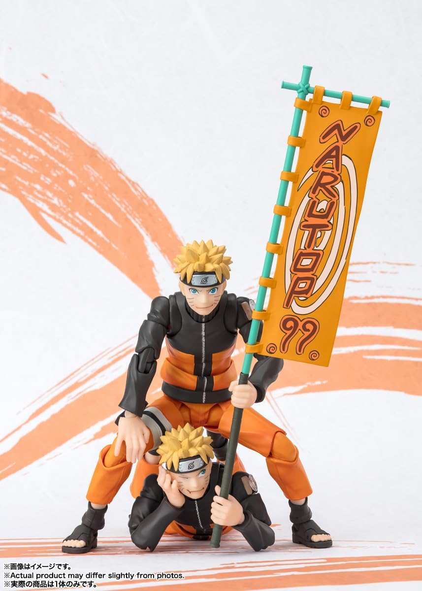 TAMASHII NATIONS Naruto Uzumaki NARUTOP99 Edition S.H.Figuarts Action Figure 5