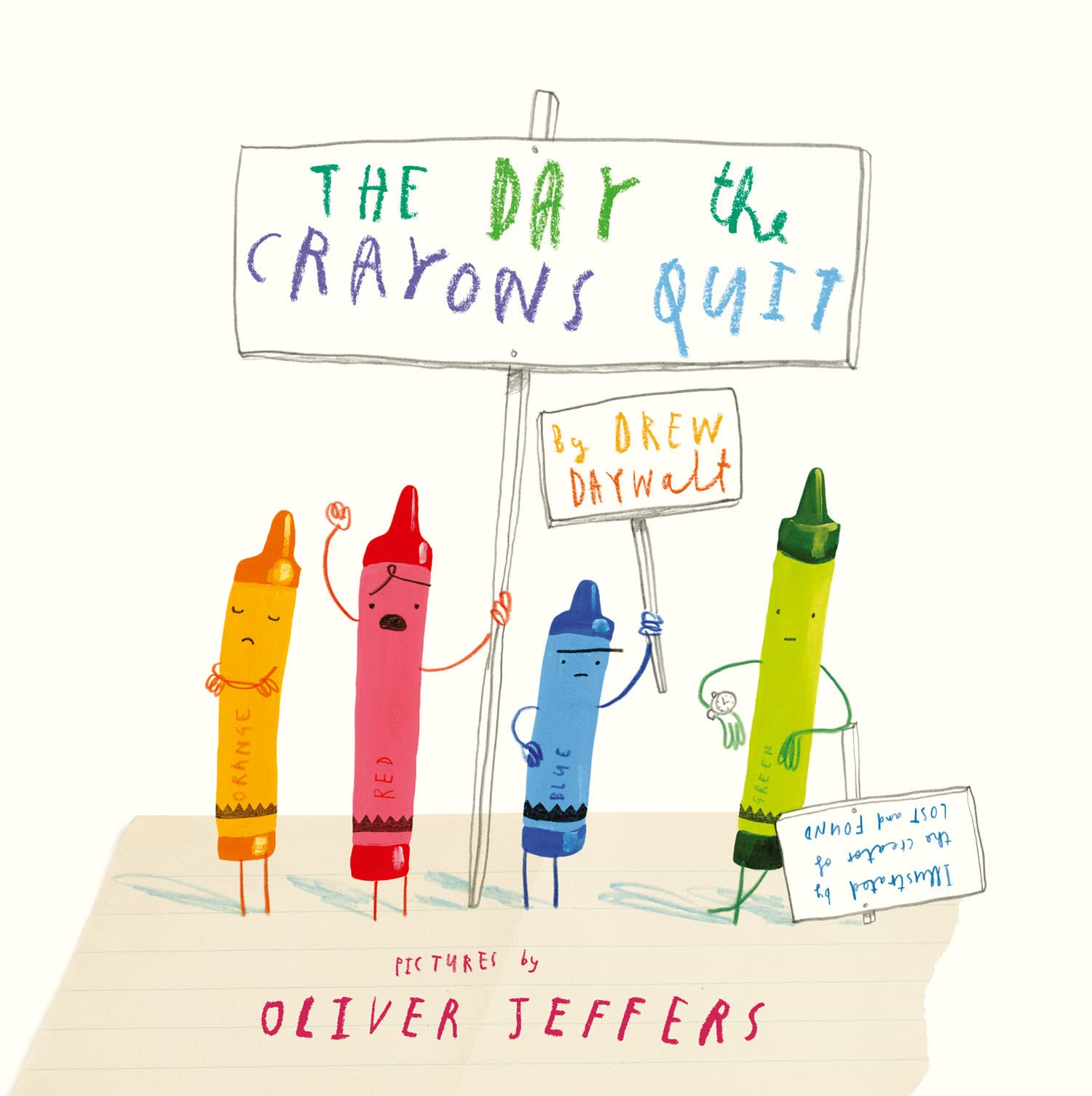 The Day The Crayons Quit by Drew Daywalt | Picture Book Paperback