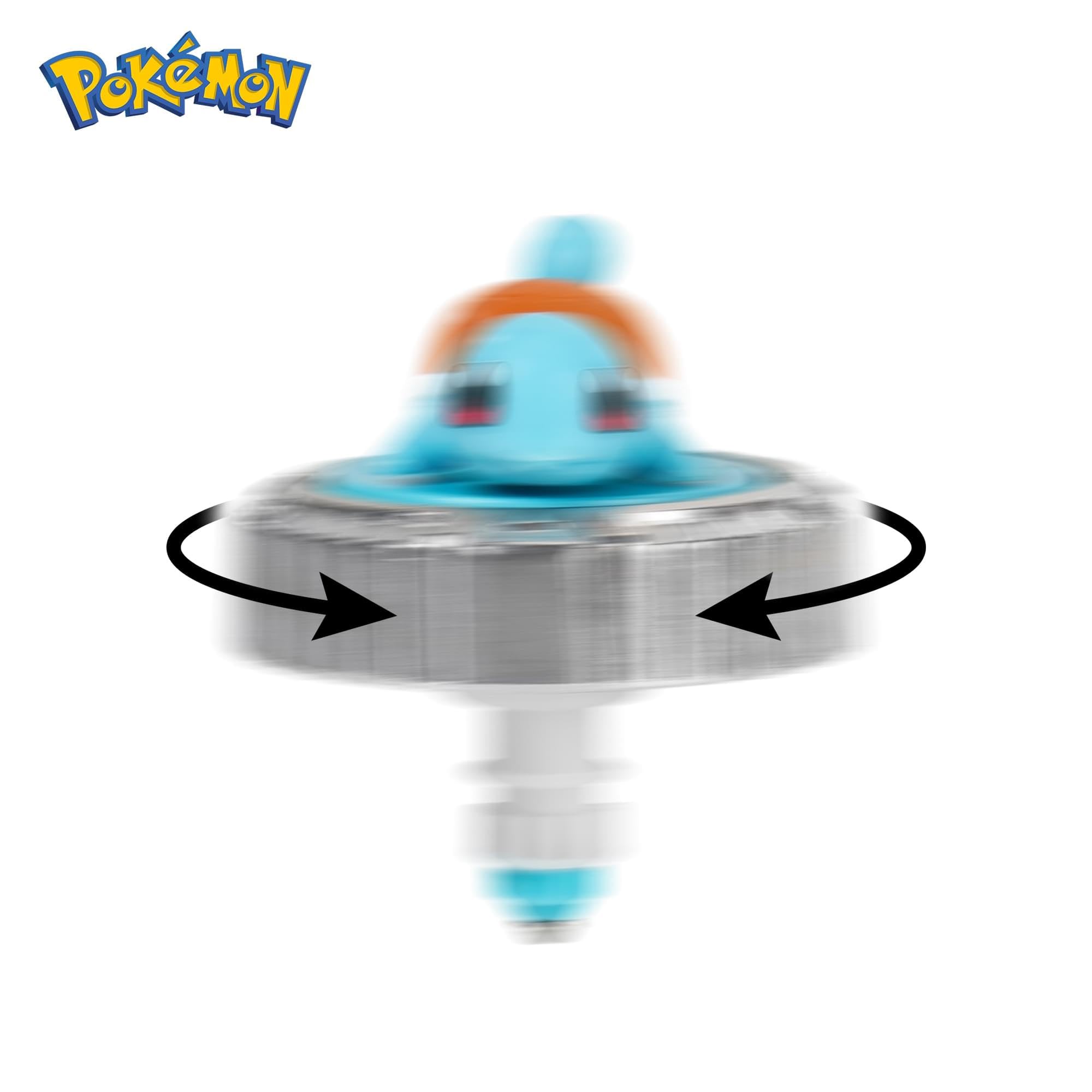 Pokémon Squirtle Battle Spinner Single-Pack Interactive Gaming Figure | Ages 4+ 5