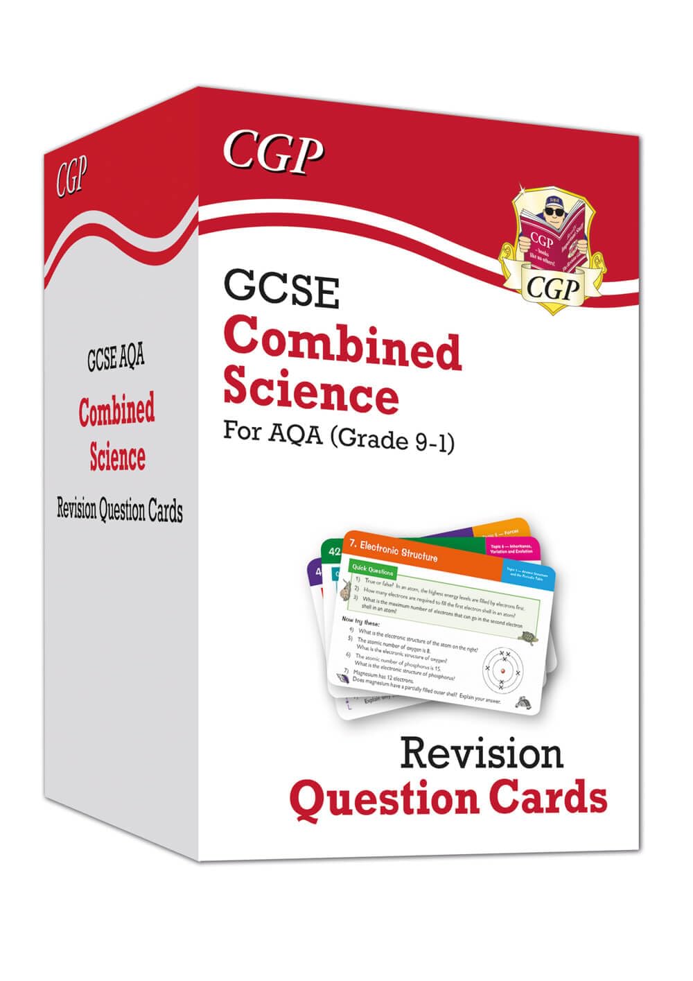 CGP New 9-1 GCSE Combined Science AQA Revision Question Cards: Biology, Chemistry & Physics