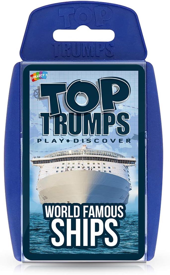 Top Trumps World Famous Ships Card Game 1