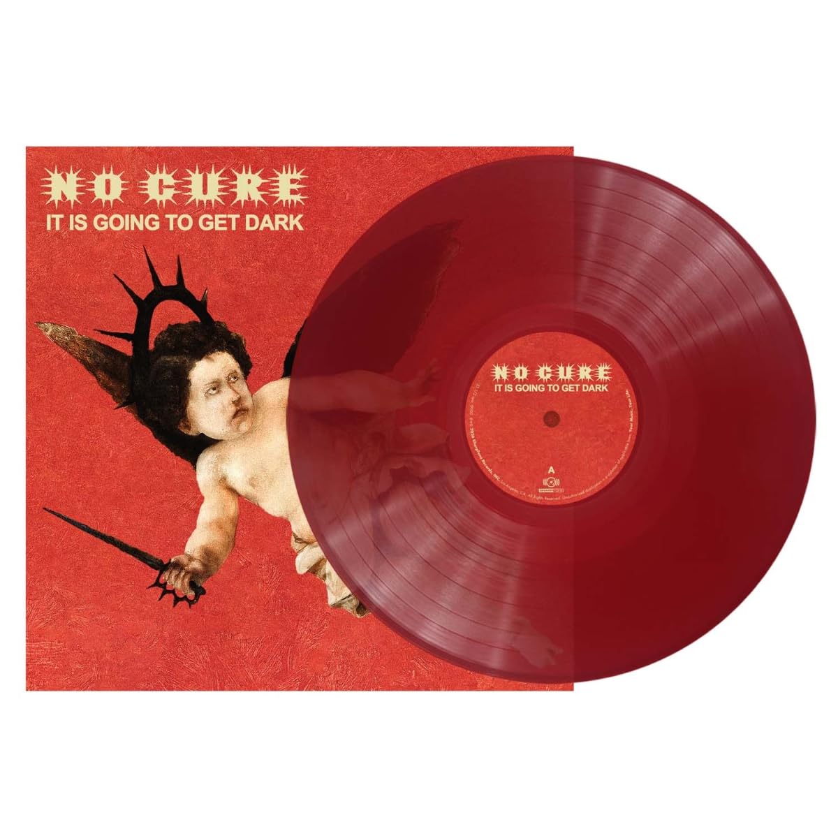 No Cure - It Is Going To Get Dark [1LP Gatefold Transparent Red Vinyl]