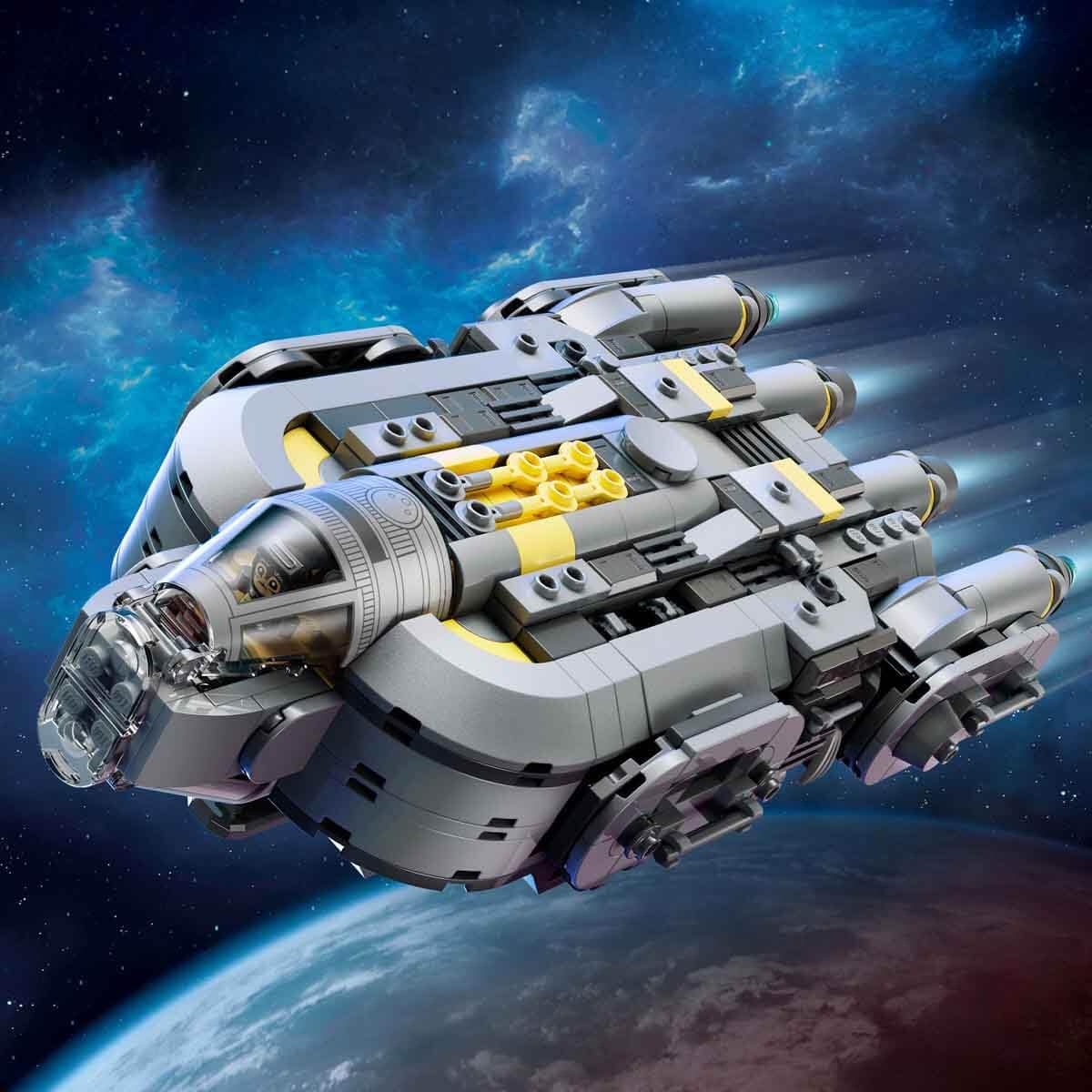 LEGO Star Wars 75445 Anzellan Starship Building Set for Ages 9+ | Includes Grogu & 2 Anzellans