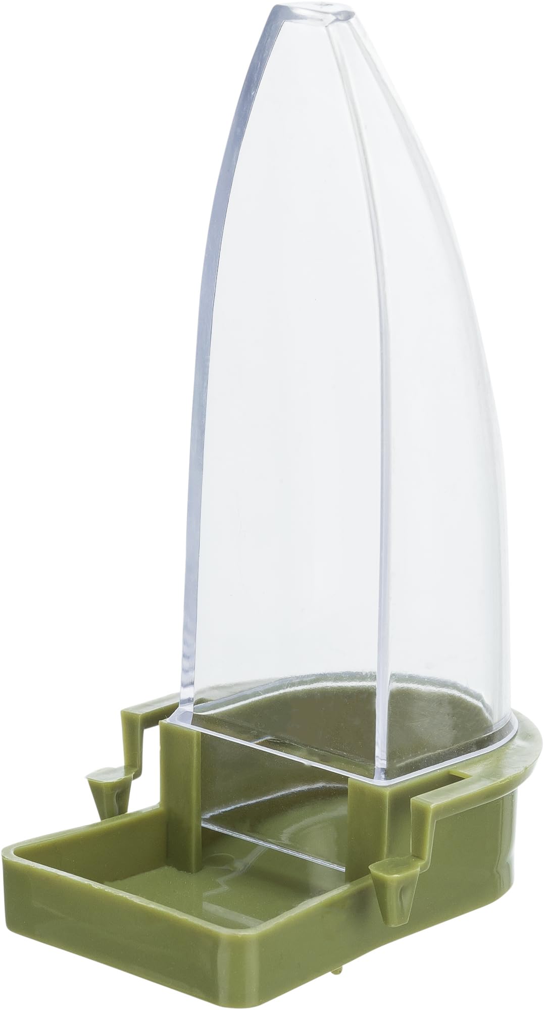 TRIXIE Food and Water Dispenser - 90 ml Capacity | Mounts Outside Cage | Plastic 6