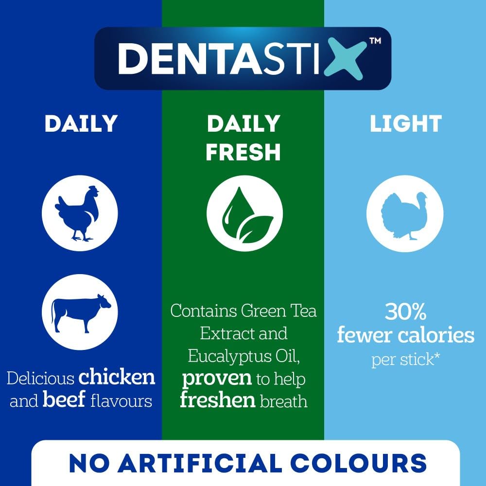Pedigree Dentastix Light Dental Chews for Small Dogs | 35 Sticks | Low Calorie 9