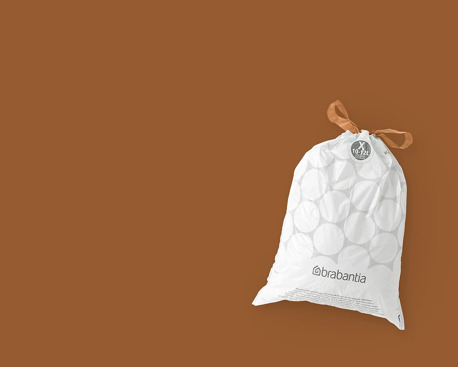 Brabantia PerfectFit Bin Liners Multipack - Size X (10-12 Litre) - Extra Strong Plastic with Tie-Tape 5