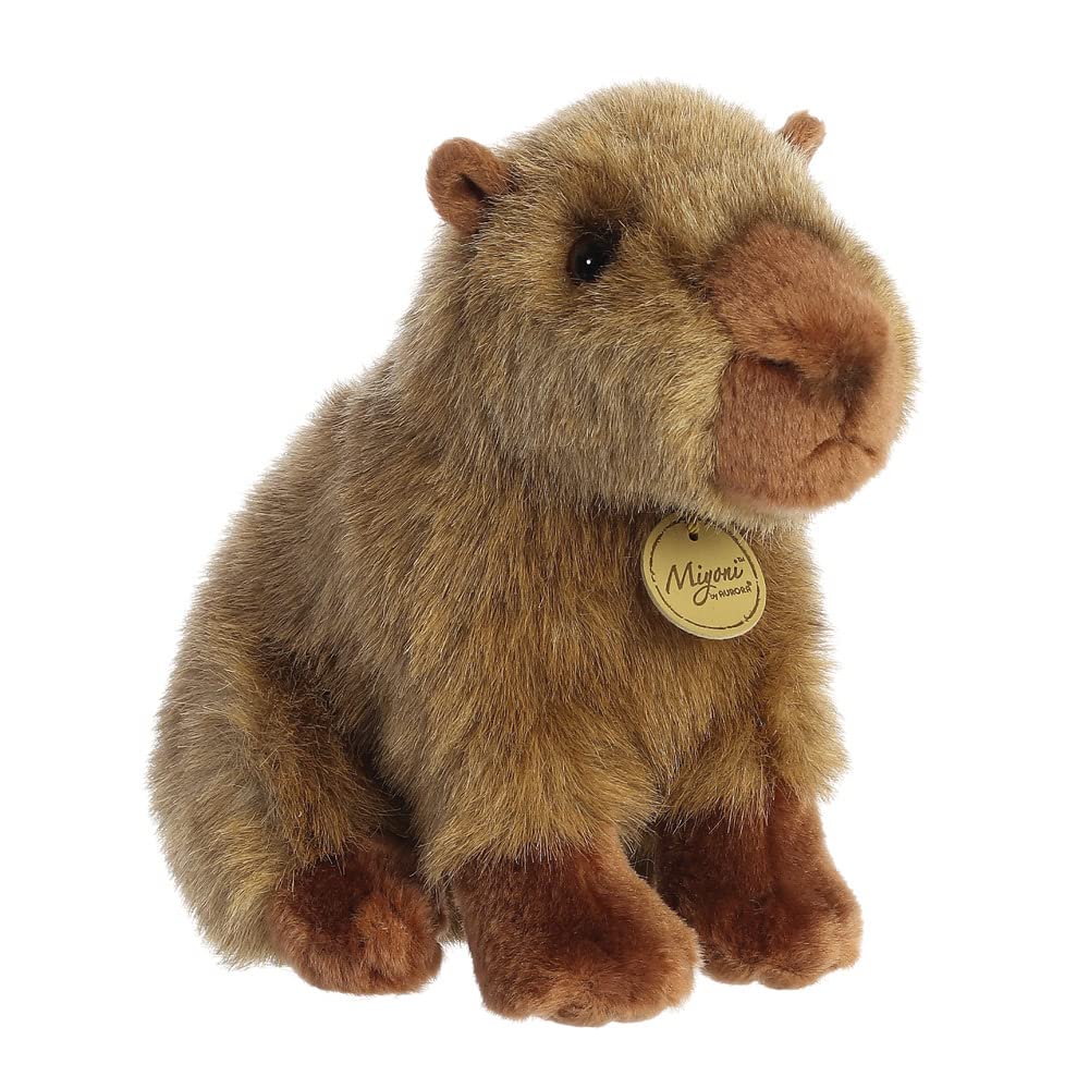 MiYoni Capybara Plush Toy - Eco-Friendly Soft Stuffed Animal for Babies & Kids 1