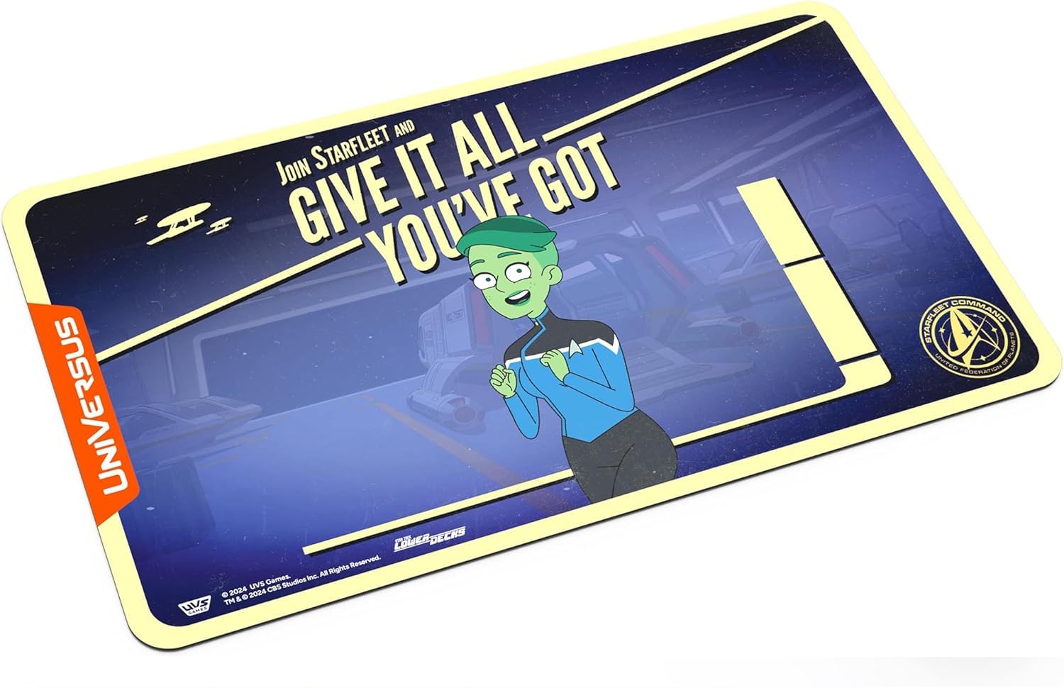 UniVersus Star Trek: Lower Decks D’Vana Tendi Playmat - 24 x 14 Inches Neoprene 3