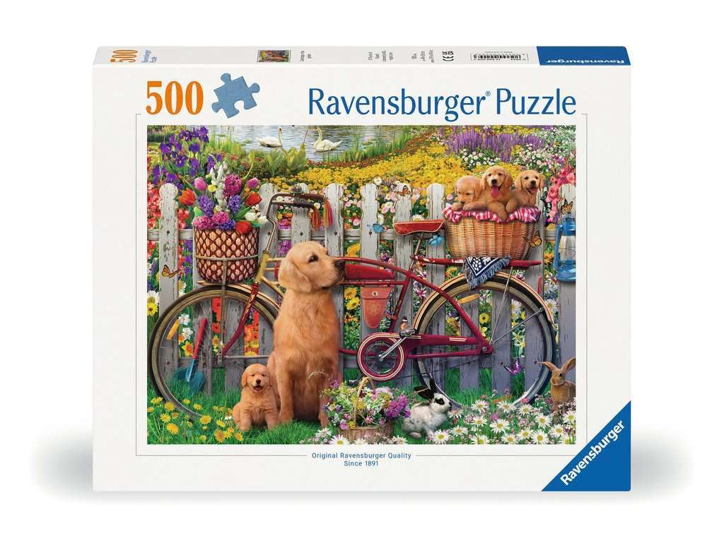 Ravensburger Cute Dogs in The Garden 500 Piece Jigsaw Puzzle for Adults and Kids 10+ 6