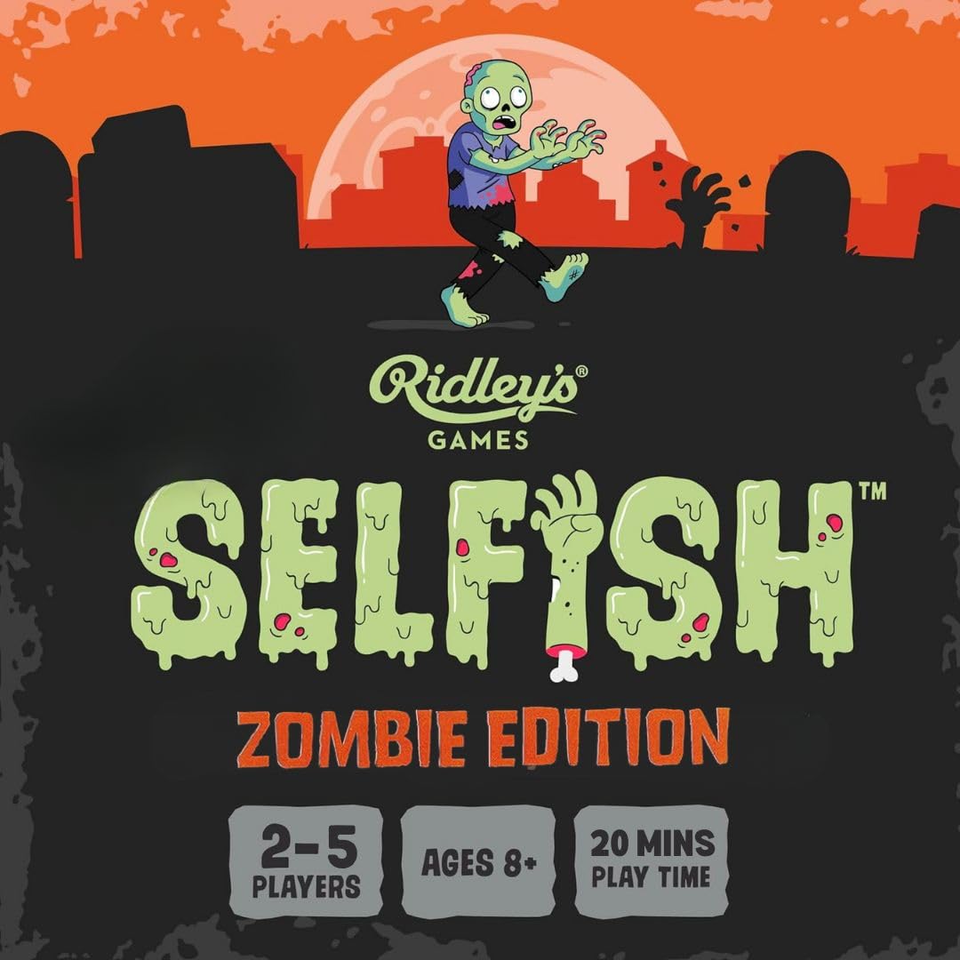 Ridley's Games Selfish: Zombie Edition Game GME028 Strategy Card Game | Multicoloured 2