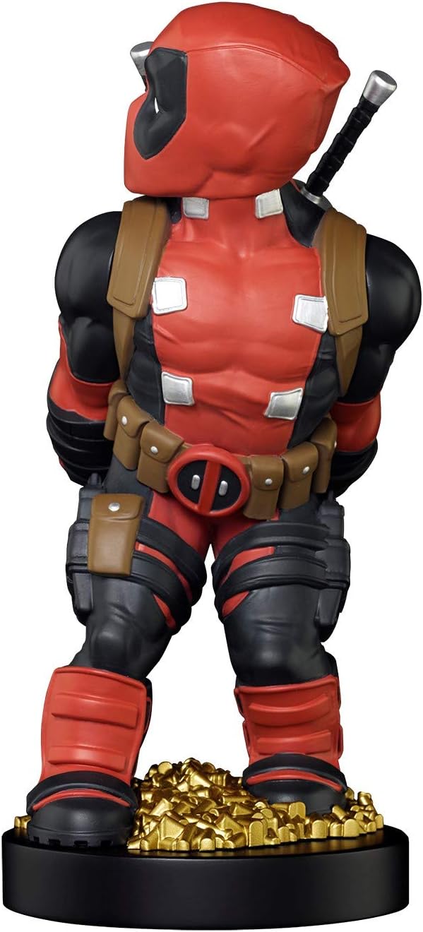 Marvel Deadpool Rear View Cable Guy - Controller & Phone Holder with Charging Cable 3
