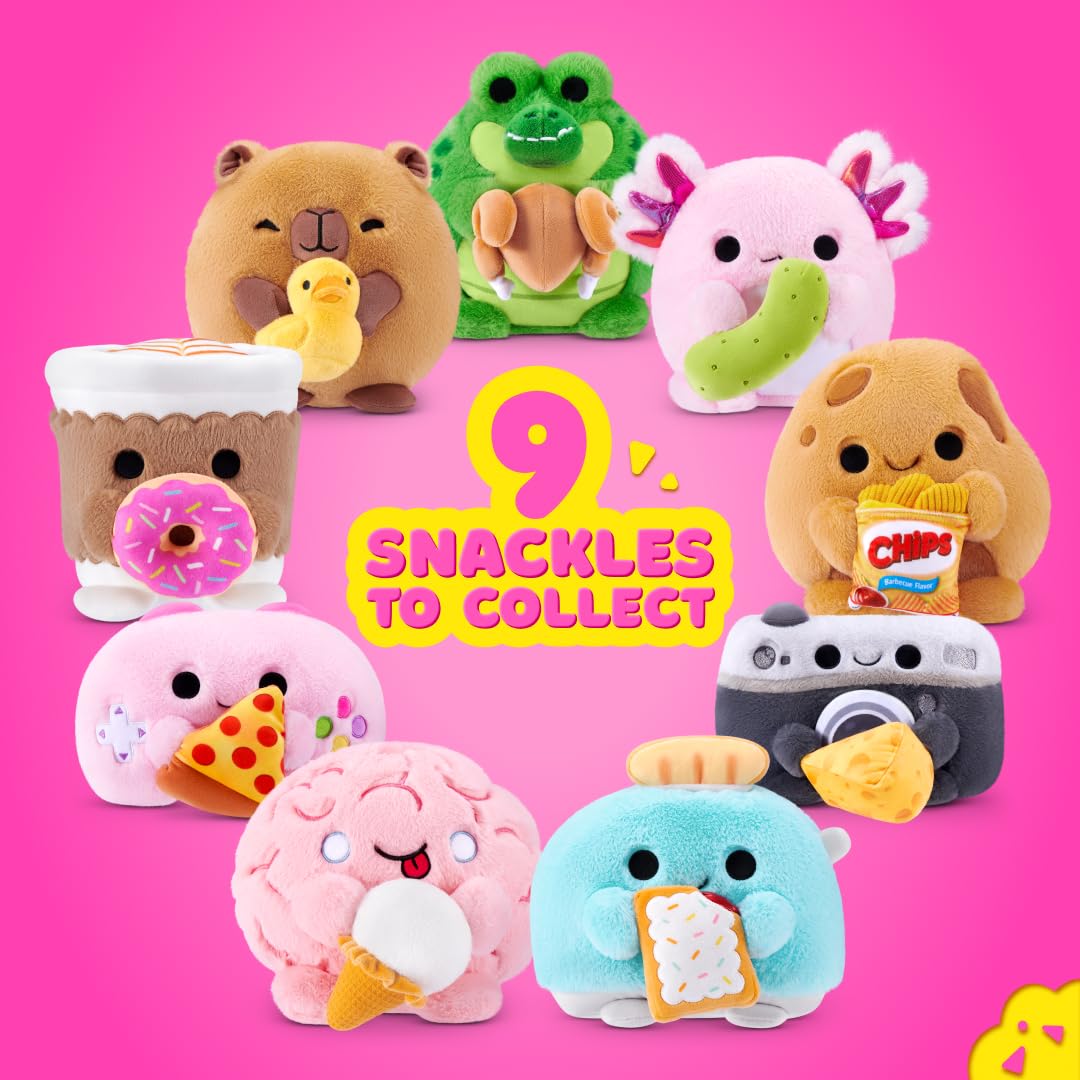 Snackles Core Series 2 8-inch Plush Toy (Brain with Ice Cream) by ZURU 6