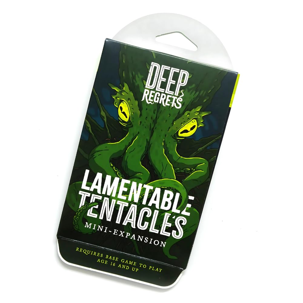 Tettix Games Deep Regrets: Lamentable Tentacles Mini-Expansion Strategy Board Game for 1-5 Players