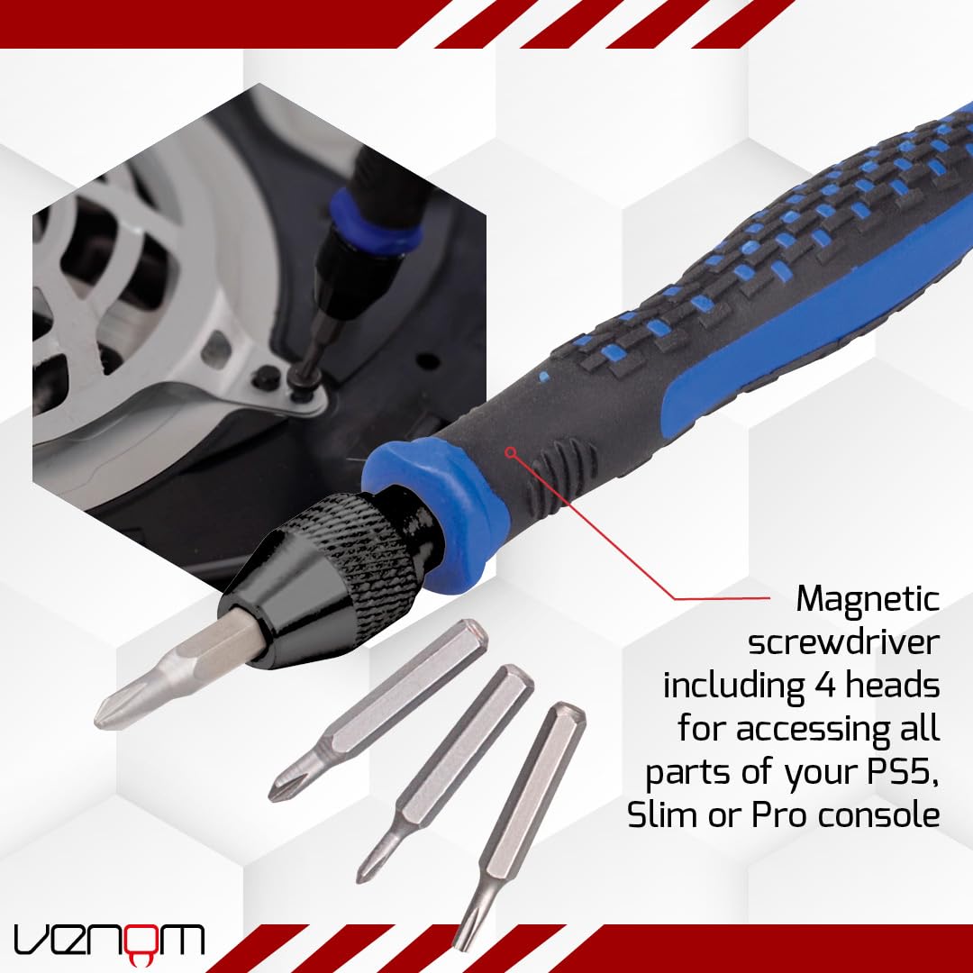 Venom PS5 Pro and Slim Cleaning & Maintenance Screwdriver Tool Kit for PlayStation 5 11