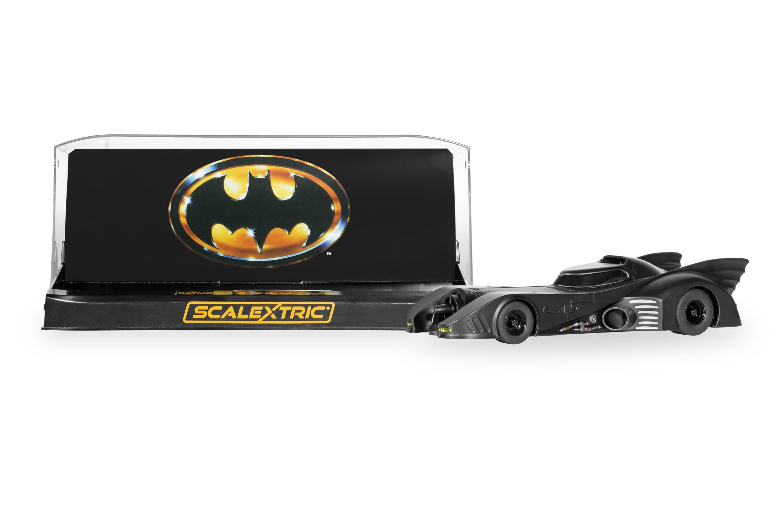 Scalextric C4492 Batmobile - Batman 1989 Slot Car | 1:32 Scale | Super Resistant