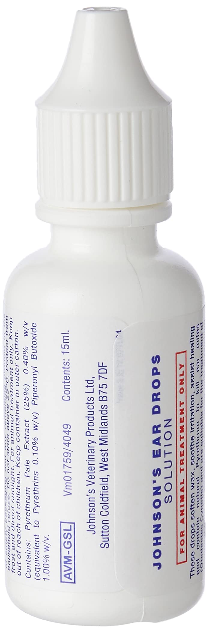 Johnsons Veterinary Products Ear Drops for Cats and Dogs | Kills Ear Mites | 15 ml 4
