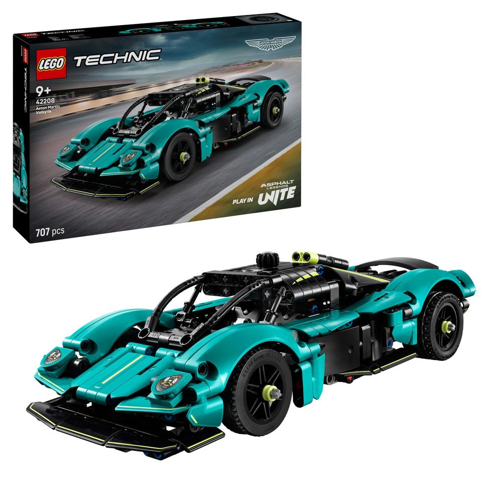 LEGO Technic Aston Martin Valkyrie Buildable Car Model Kit - 707-Piece Vehicle Toy for Kids 9+ 1