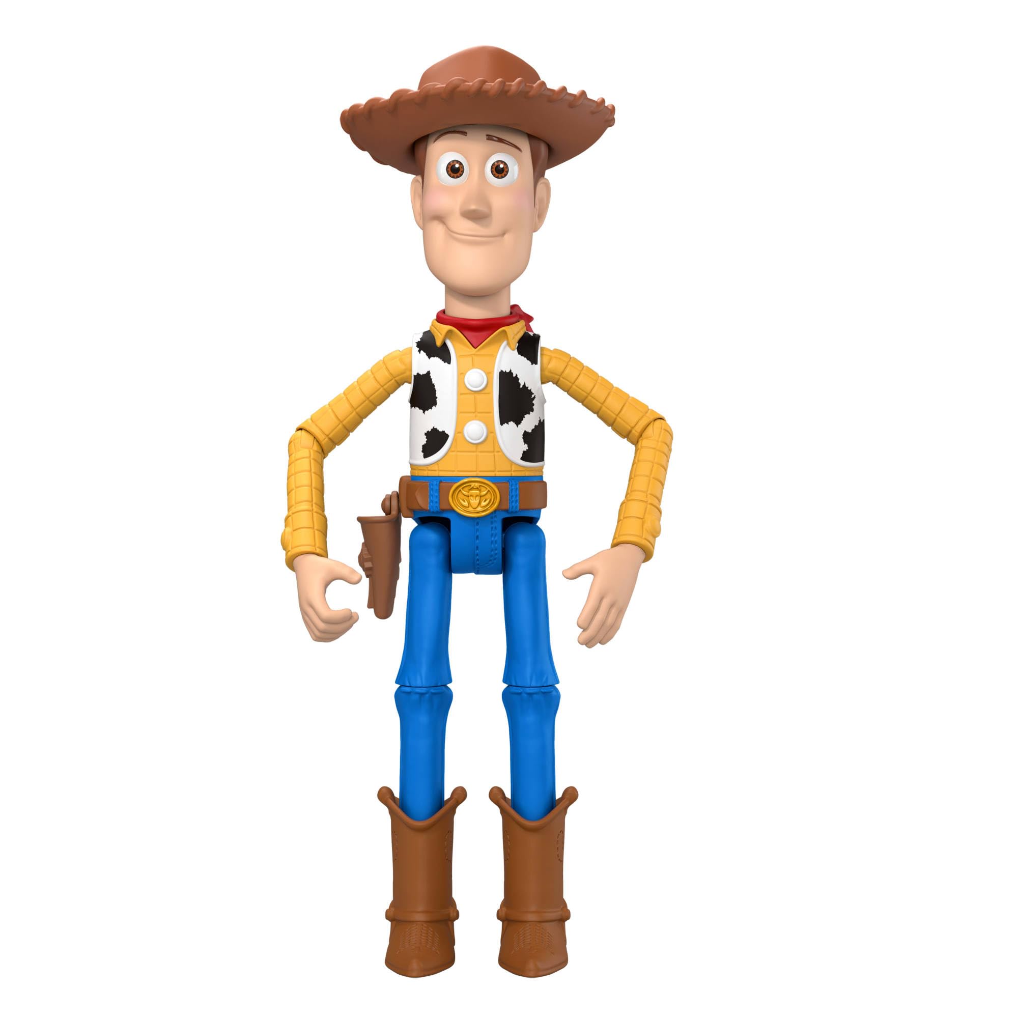 Mattel Disney and Pixar Toy Story Woody Action Figure | 9.2 Inch | 14 Posable Joints | Removable Hat