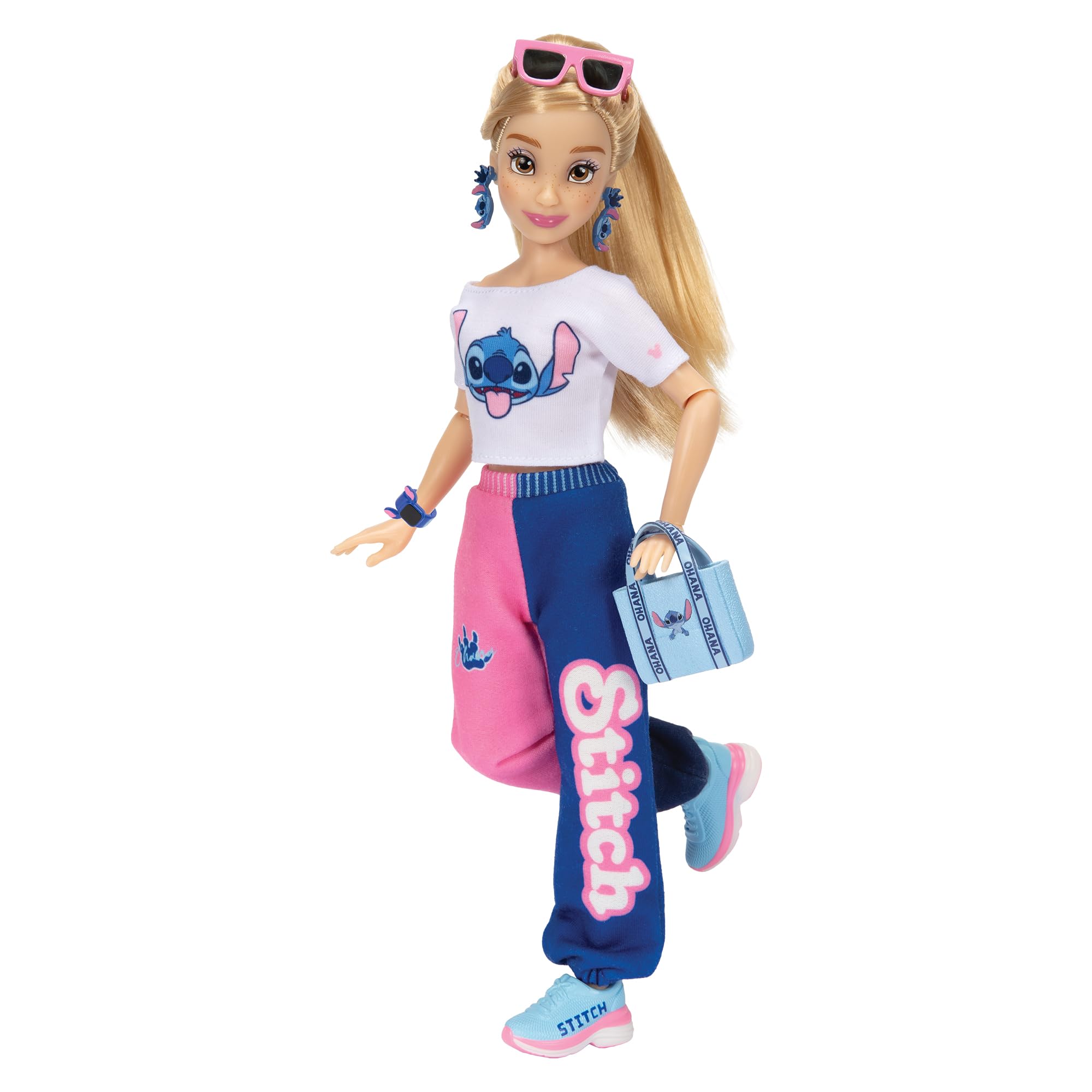 Disney ily 4EVER Stitch Fashion Doll with Varsity Jacket - 11.5" Tall, Poseable with Mickey Ring 2