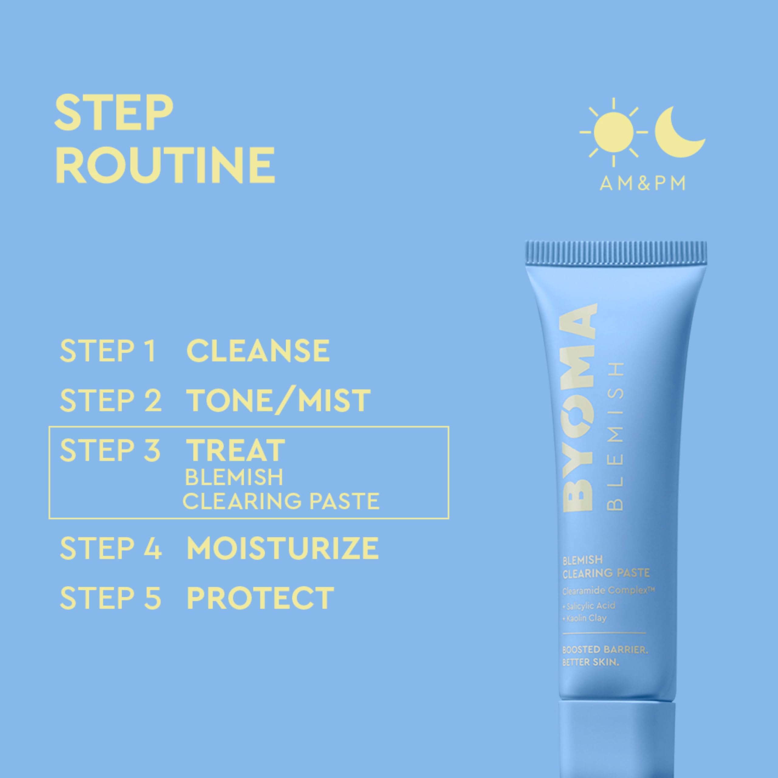 BYOMA Blemish Clearing Paste - Reduces Redness, Unclogs Pores, Purifies Skin | 15ml 5