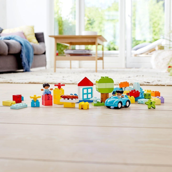 LEGO DUPLO Classic Brick Box 10913 - Educational Building Set for Toddlers 18 Months+