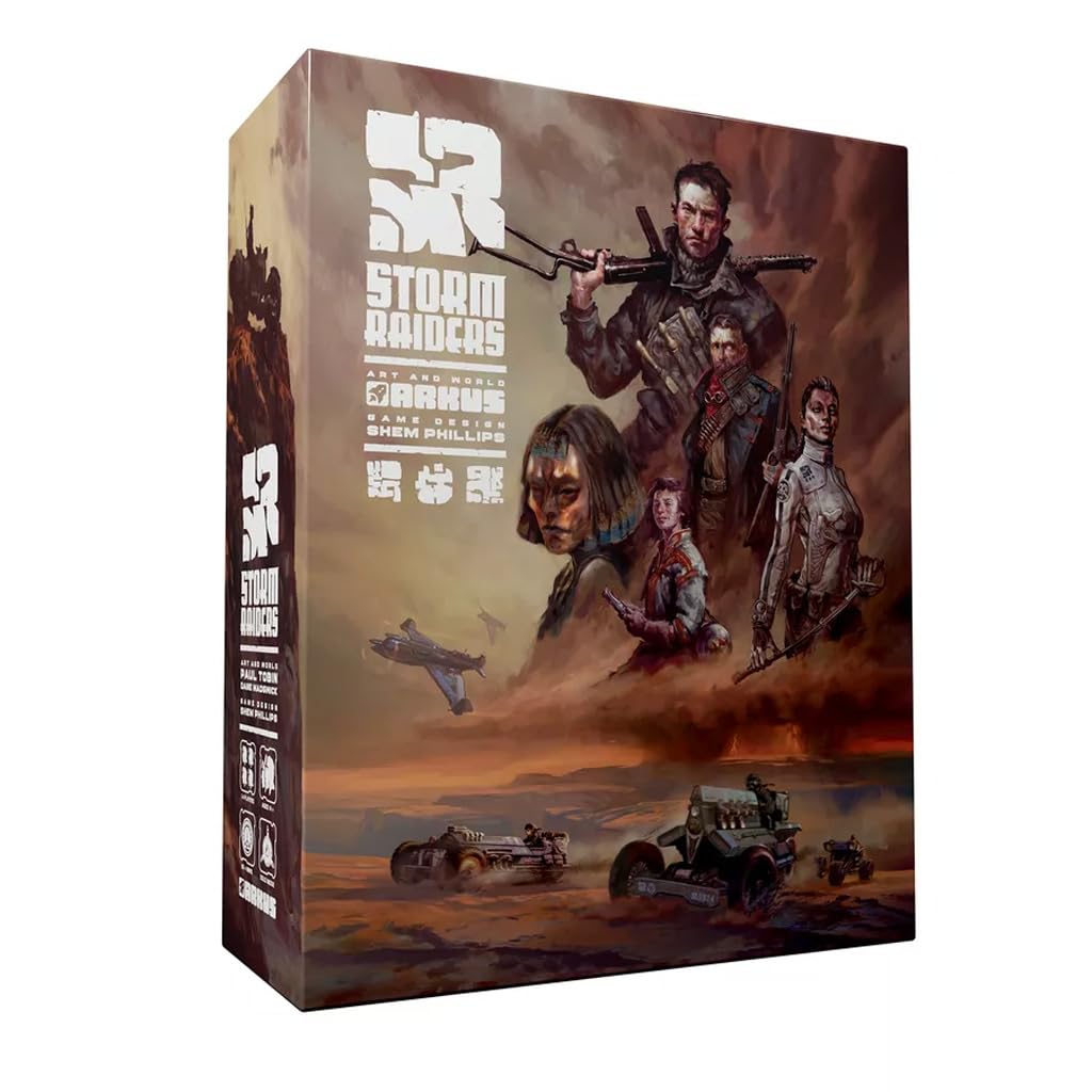 Arkus Games Storm Raiders Board Game | 1-4 Players | Ages 14+ | Storm Season Edition 1