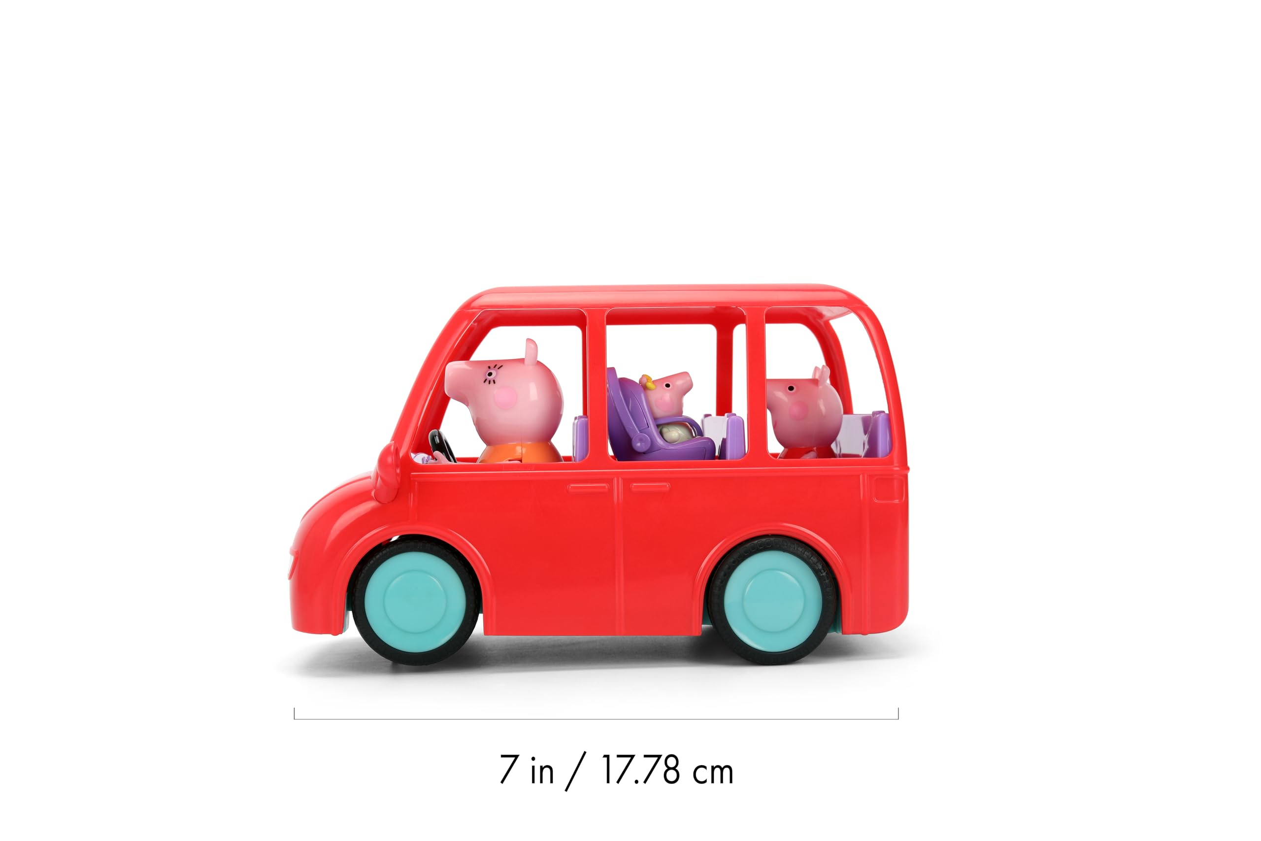 Jada Peppa Pig Family Car R/C - Duck-Shaped Remote Control Vehicle for Preschoolers 10