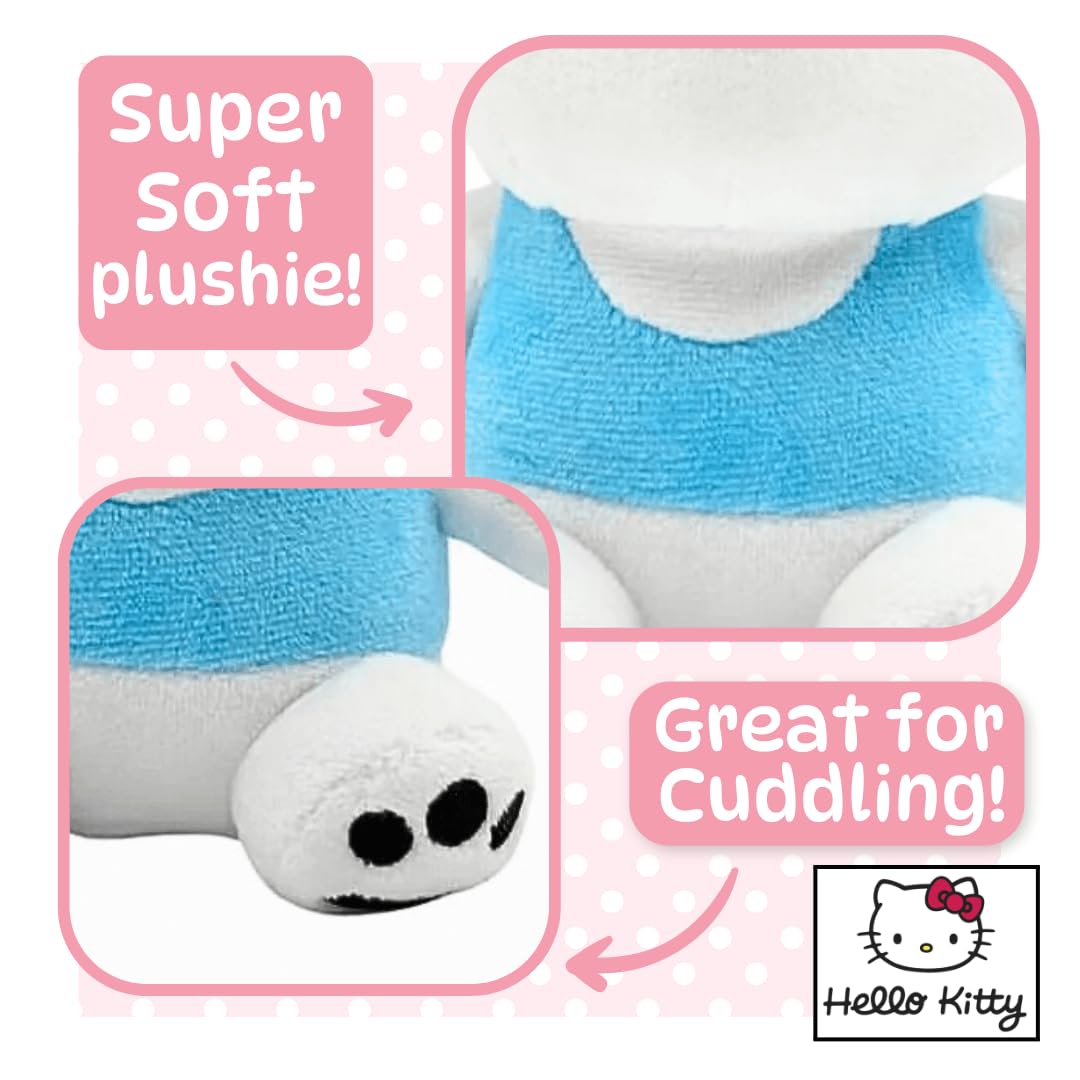 Pochacco Sanrio Plush 15cm Sitting Dog - Official Hello Kitty & Friends Soft Toy 9