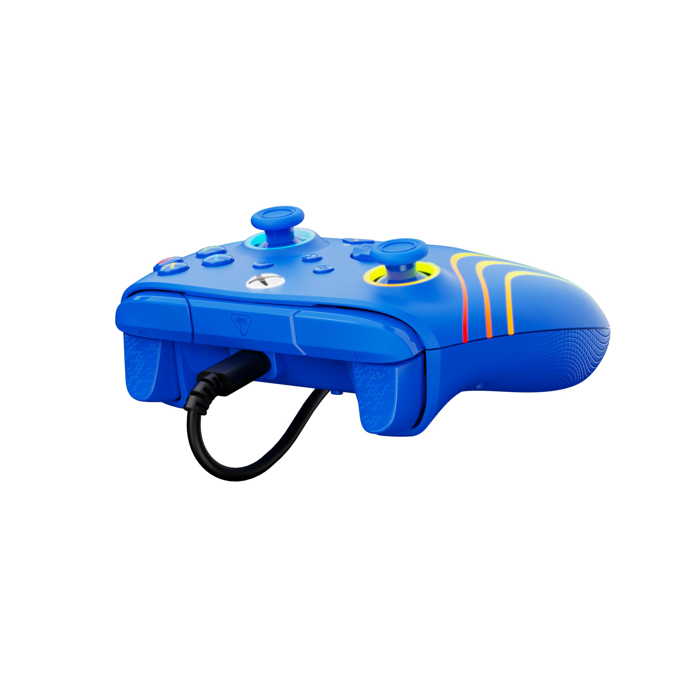 Turtle Beach Afterglow Wave Blue Wired RGB Gaming Controller for Xbox & PC 4