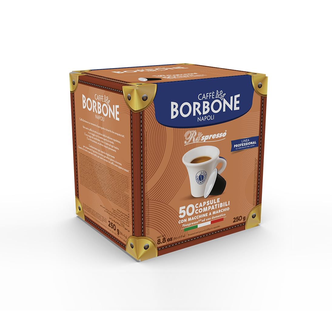 Caffè Borbone Respresso Black Coffee Blend - 50 Capsules for Nespresso® Machines