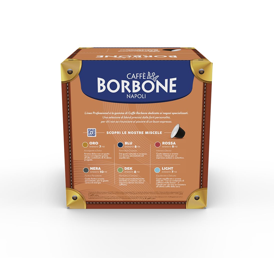 CAFFÈ BORBONE Respresso Black Coffee Blend - 50 Capsules | Nespresso Compatible | Intensity 10 3