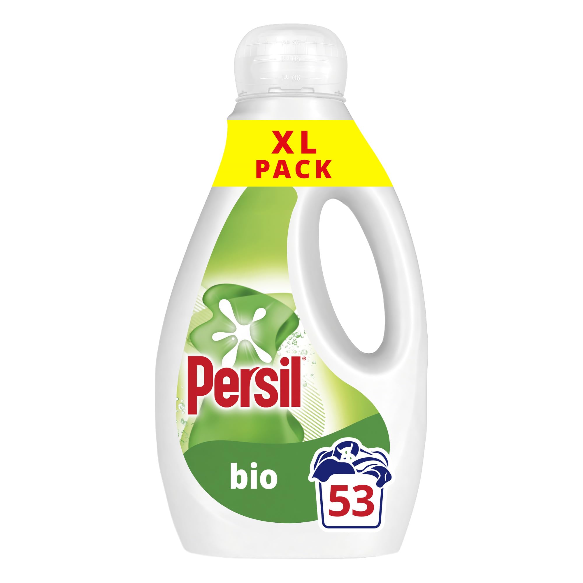 Persil Bio Laundry Washing Liquid Detergent - Tough Stain Removal | 1.43L | Fresh Scent