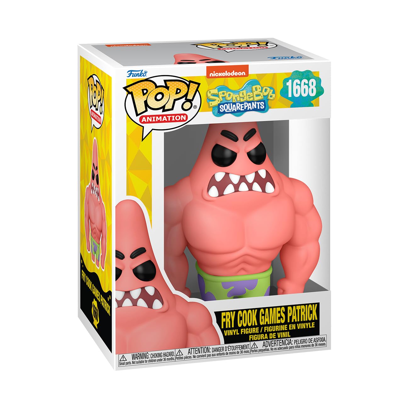 Funko Pop! TV: SpongeBob 25th Anniversary - Patrick Star With Muscles Vinyl Figure 9