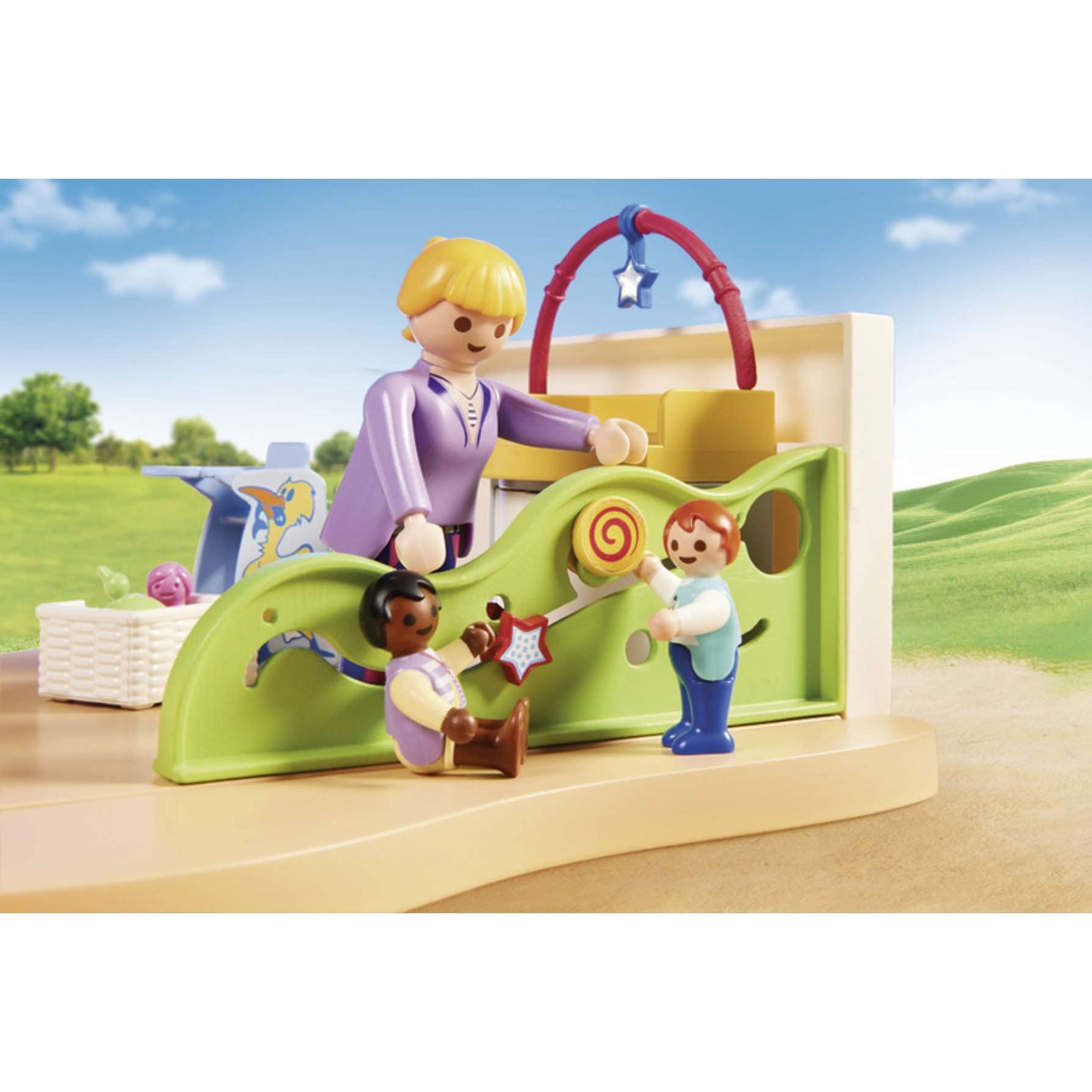 PLAYMOBIL City Life Toddler Room Playset - 40-Piece Nursery Set for Ages 4+ 5