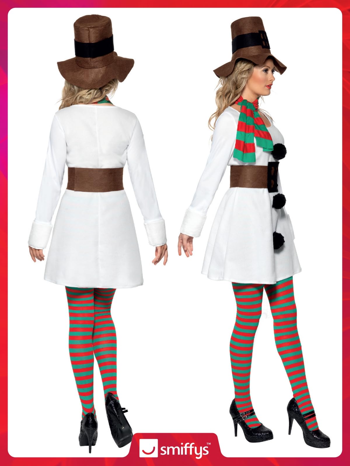 Smiffys Miss Snowman Costume - Size 12-14 13