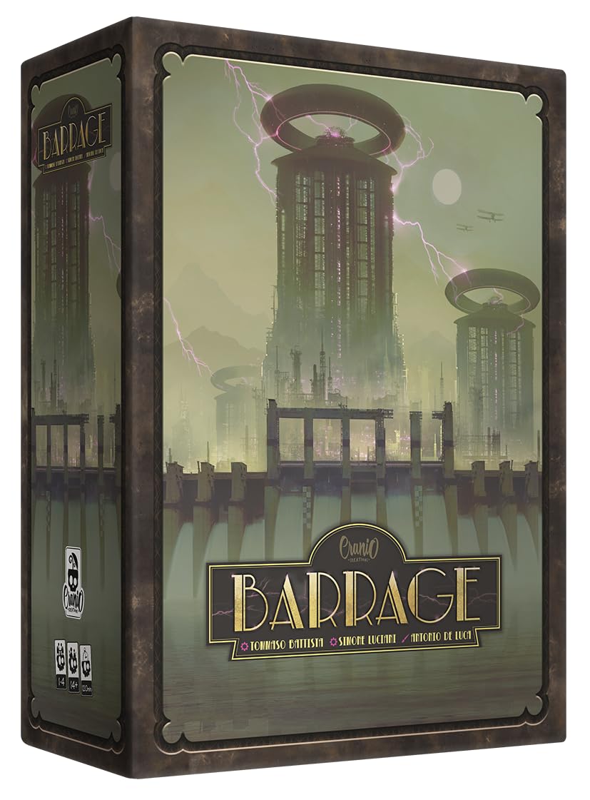 CrowD Games Barrage Base Game | 1-4 Players | Ages 14+ | Strategy Worker Placement 1