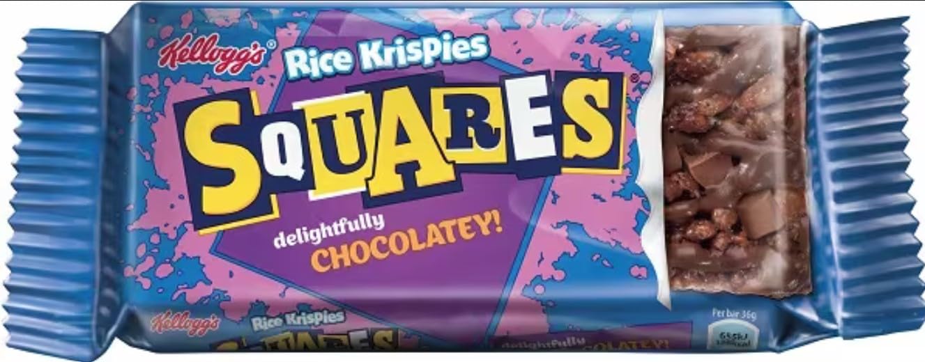 Kellogg's Rice Krispies Squares Delightfully Chocolatey Bar 30 x 36g 8